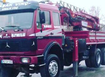 30 Ton Hiab Çift Kırma Vinç Kiralama