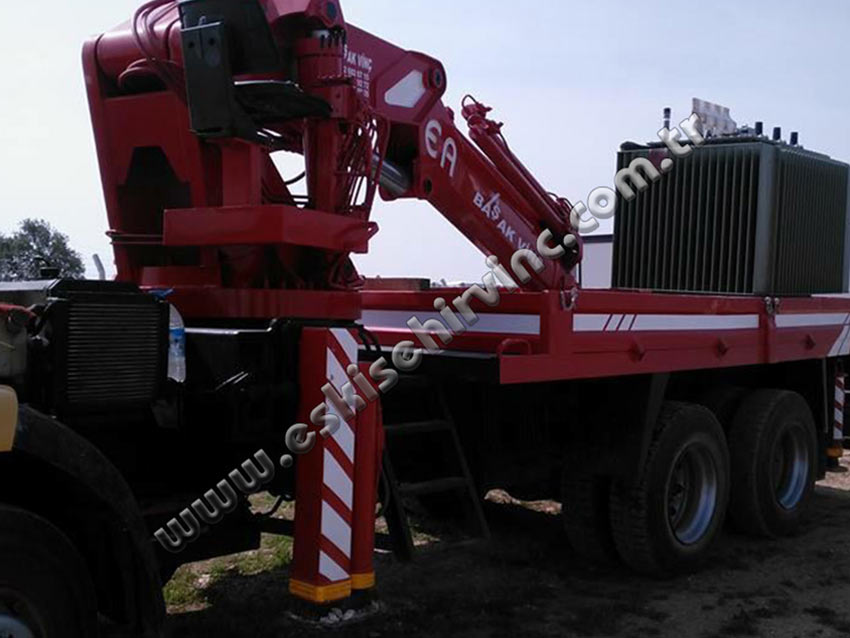 20 Ton Tek Kırma Hiyap Vinç Kiralama Eskişehir