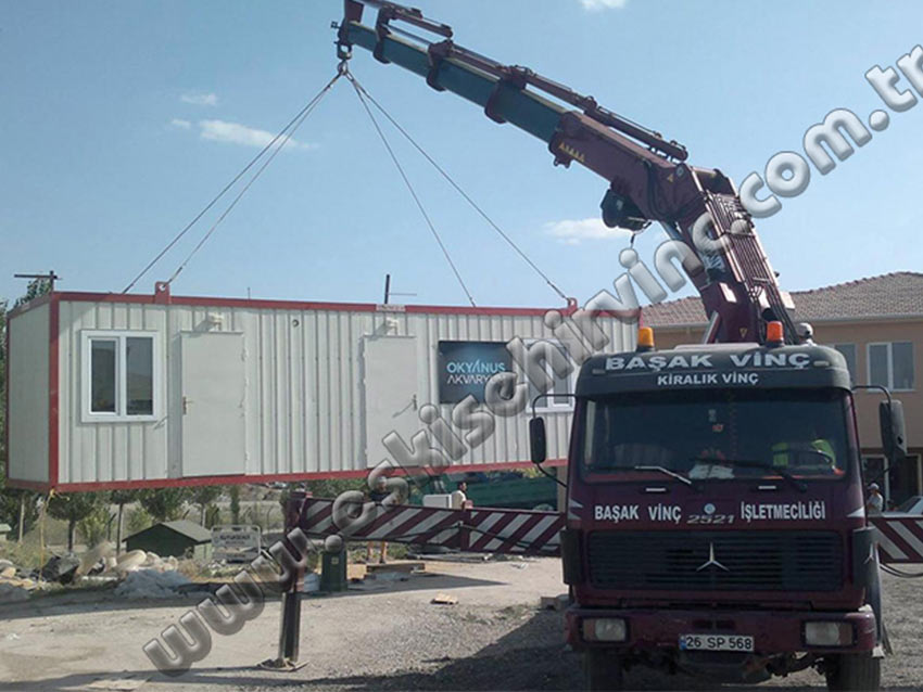 30 Ton Hiab Çift Kırma Vinç Kiralama