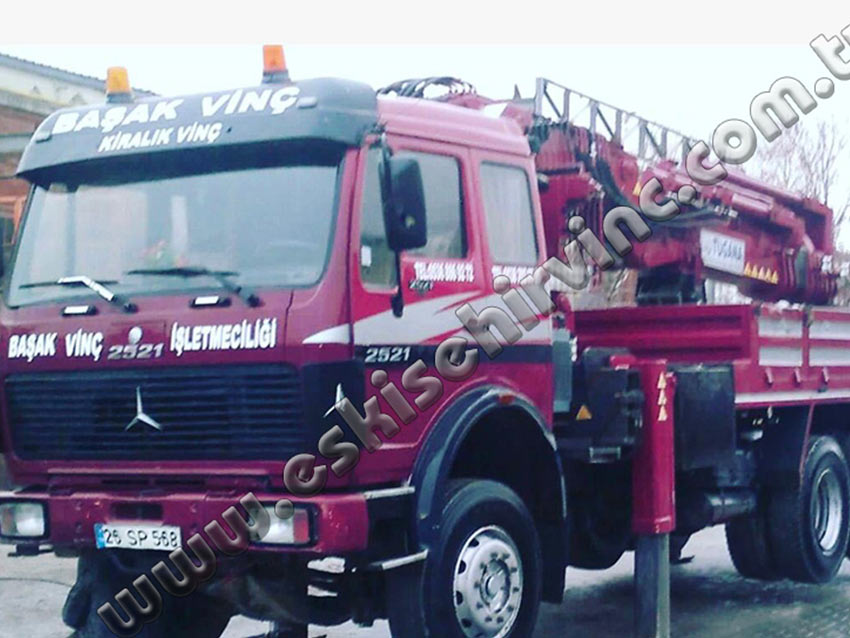 30 Ton Hiab Çift Kırma Vinç Kiralama