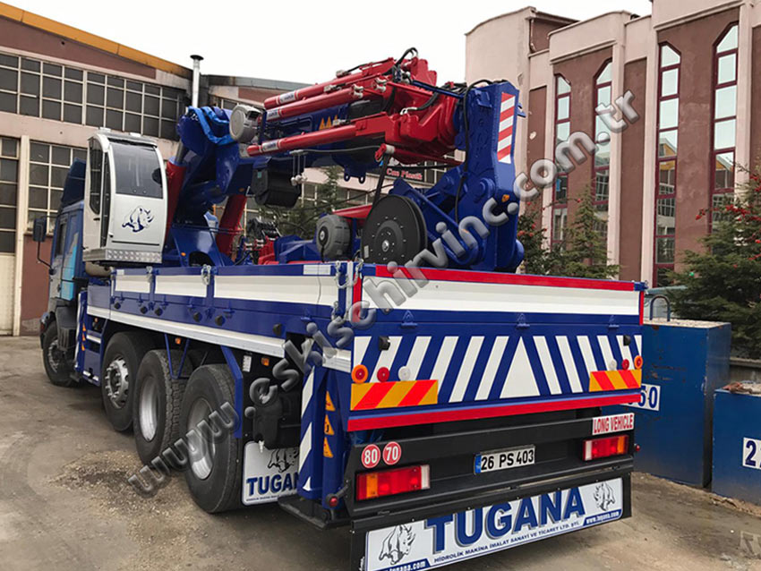 35 Ton Hiab Çift Kırma Vinç Kiralama
