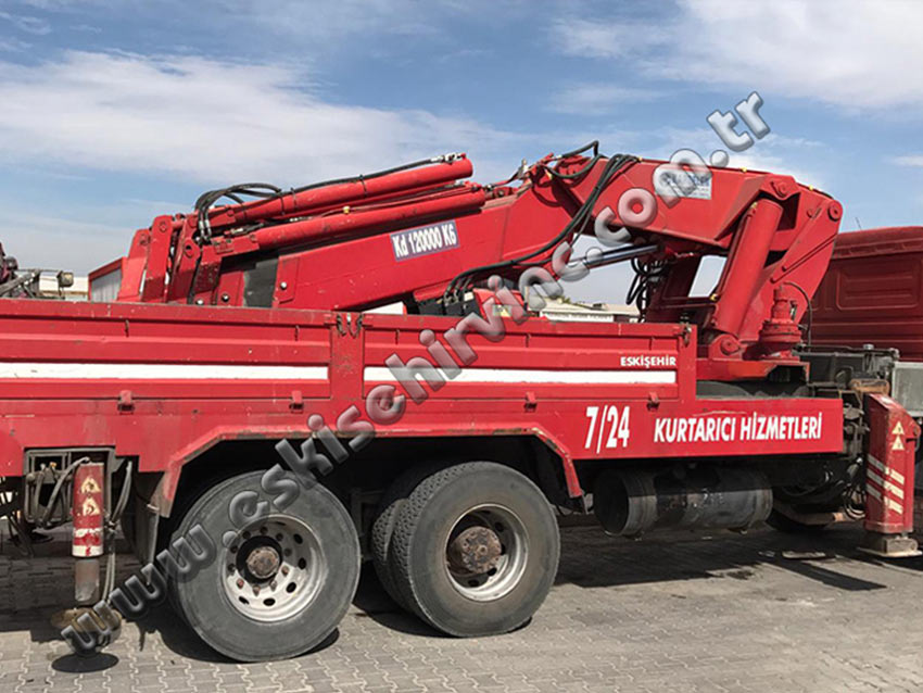 40 Ton Hiab Tek Kırma Vinç Kiralama
