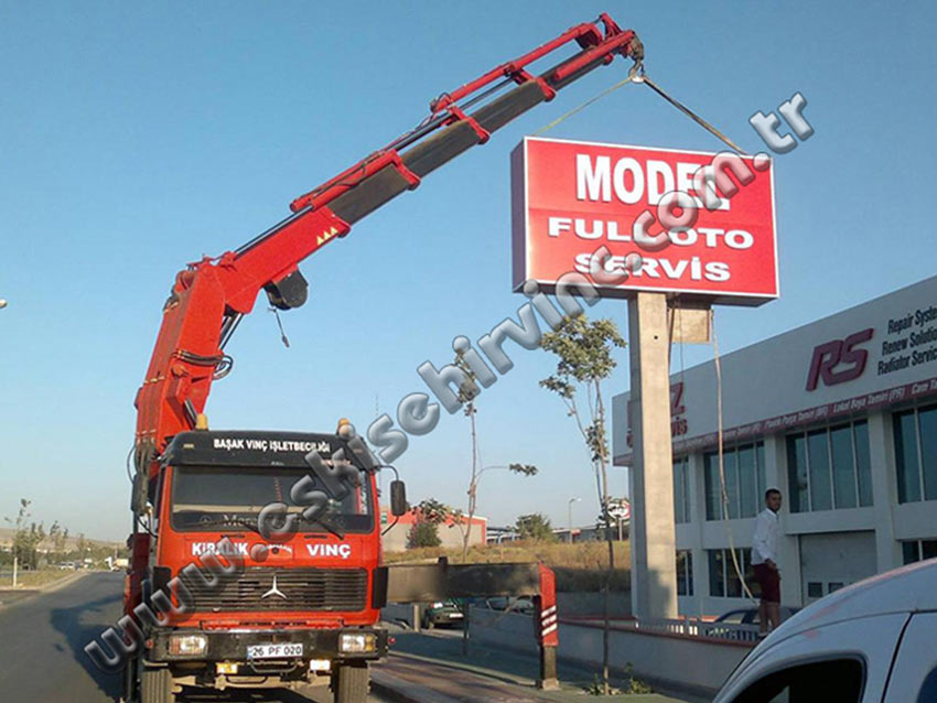 40 Ton Hiab Tek Kırma Vinç Kiralama