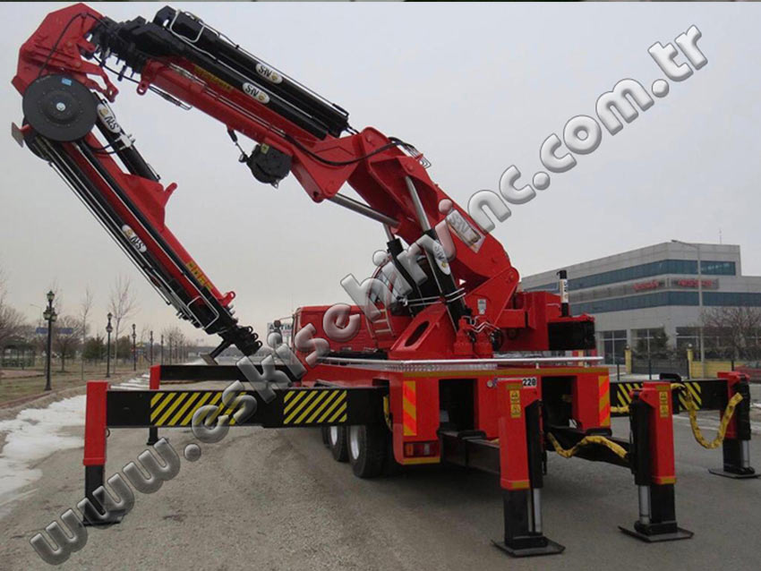 50 Ton Hiab Çift Kırma Vinç Kiralama