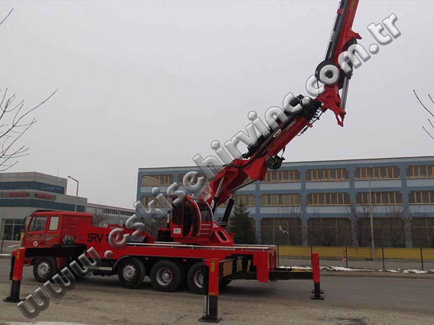 50 Ton Hiab Çift Kırma Vinç Kiralama